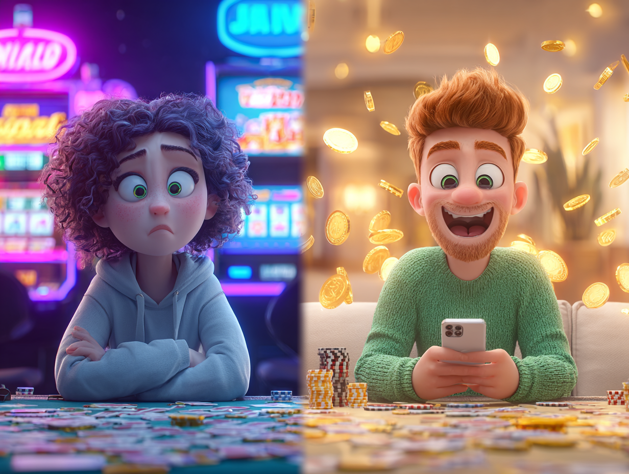 オンラインカジノ VS 実店舗カジノ